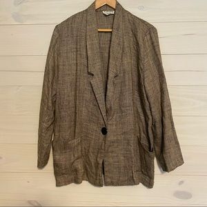 t. sloane vintage tweed blazer sz L